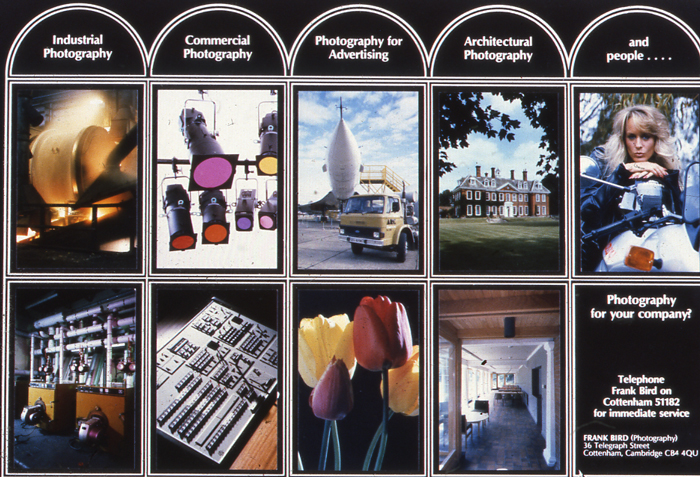 Brochure for Frank Bird Photographers