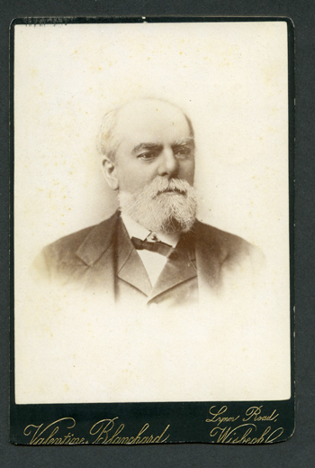 Cabinet photograph from Valentine Blanchard, Lynn road, Wisbech