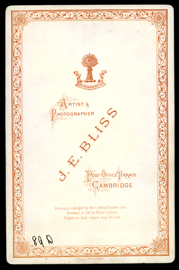 Reverse of Bliss cabinet photo