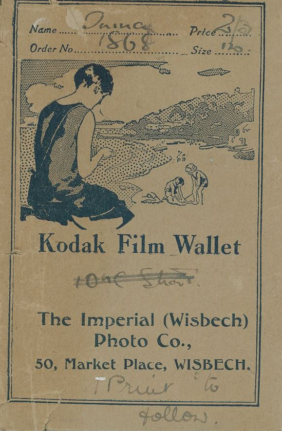 Film wallet Imperial (Wisbech) Photo Co