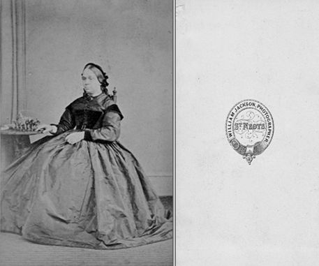 Portrait carte de visite by Jackson