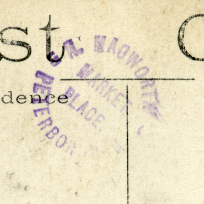 Detail of A Macworth back-stamp