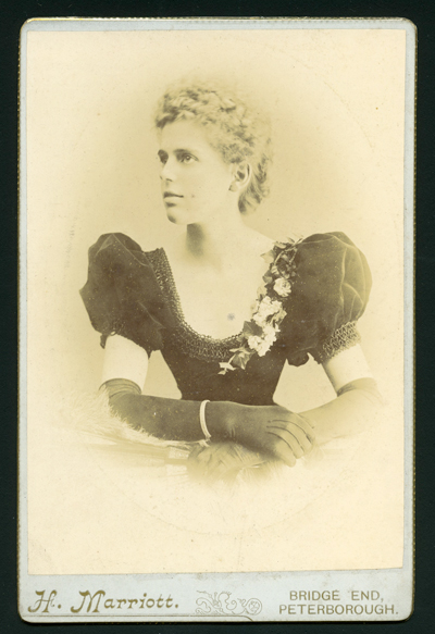 Cabinet photograph by Harry Marriott, Bridge End, Peterborough