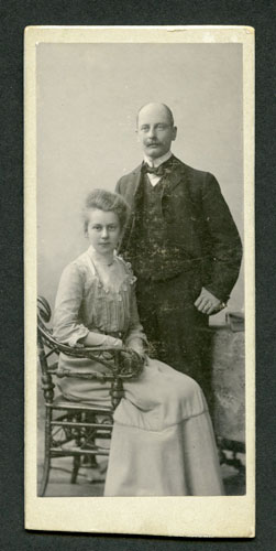 Unusual format carte de visite from Bromberg