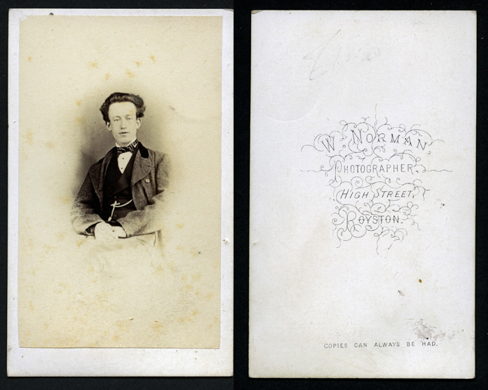 carte de visite by William Ingle Norman, 1880s