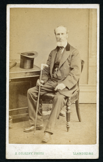 Ogilsby carte de visite from his Llandudno Studio