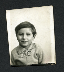 1931 photobooth photograph of unknown boy