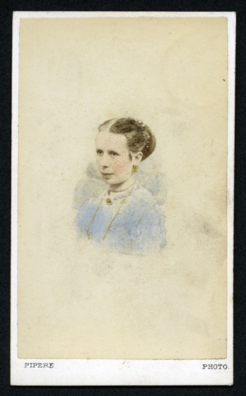 Coloured carte de visite