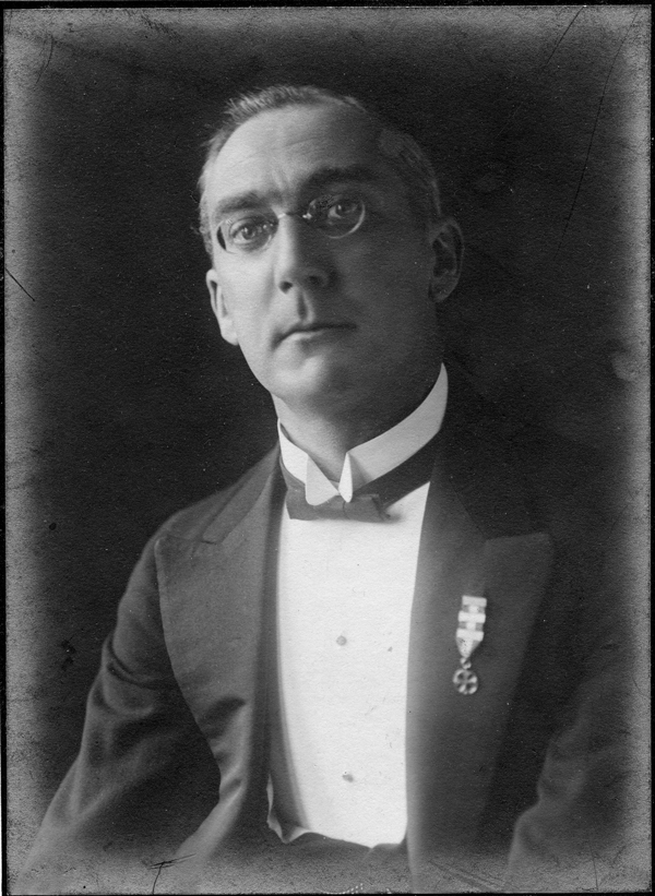 Portrait of unknown man by Lucia Wehrle 1923