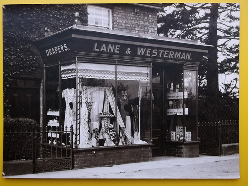 Sawtry shop front by Percy Slater