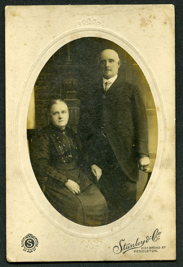 Oval photo by Stanley and Co, Pendleton