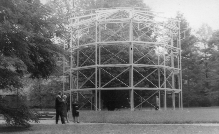 Strange structure in park