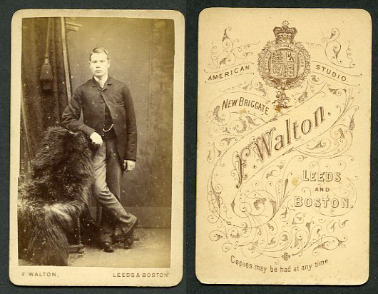 carte de visite by Frank Walton